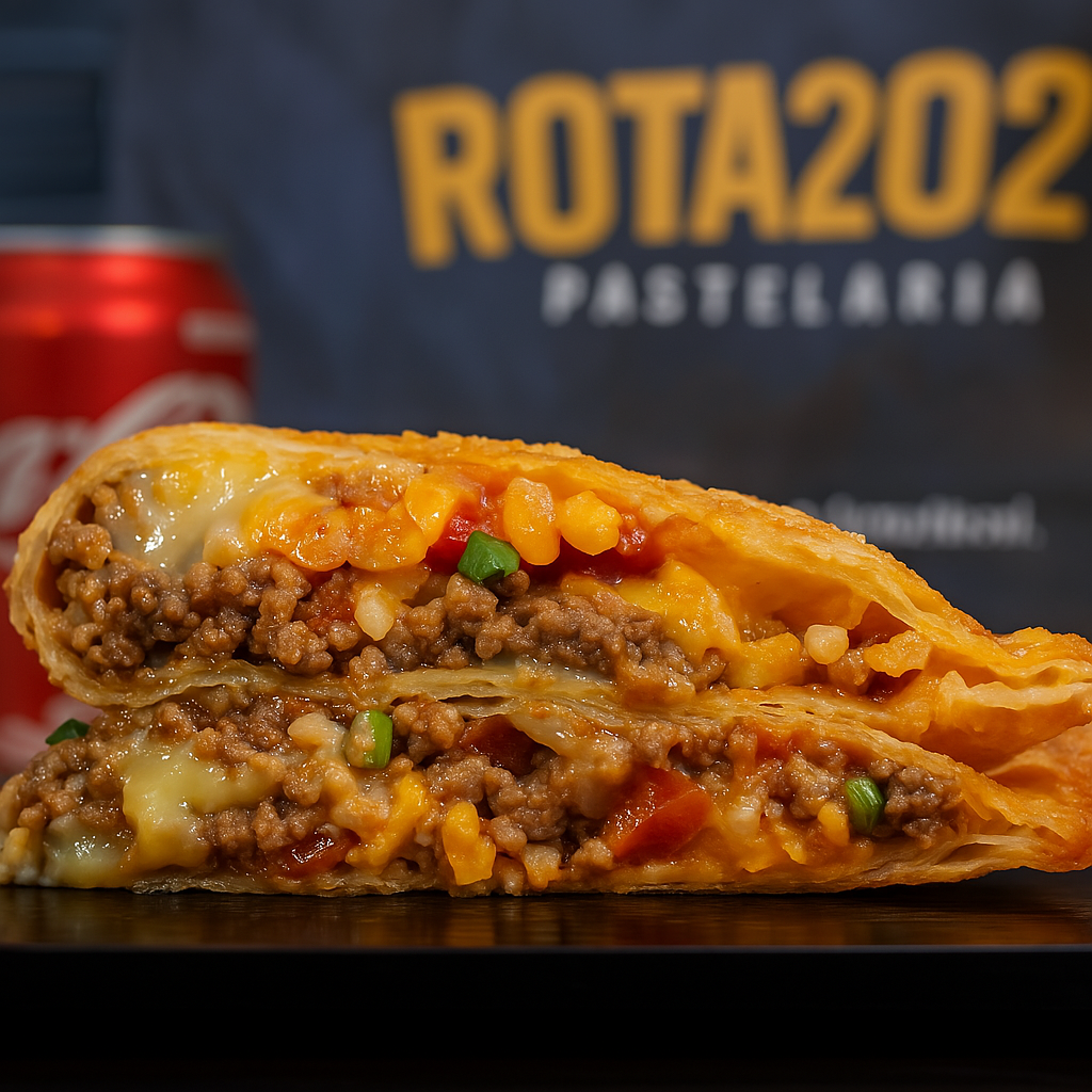 Rota 202 Pastelaria - Pastel com tudo dentro
